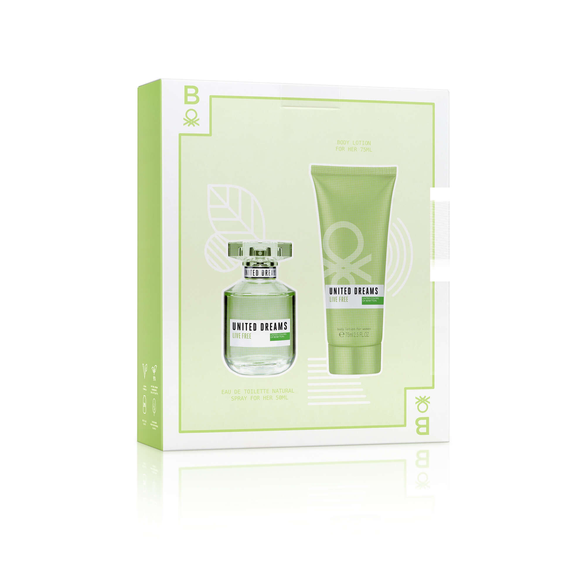 Benetton Coffret United Dreams Live Free EDT
