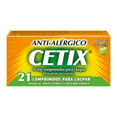Cetix Anti-Alérgico 10 mg Comprimidos Wells