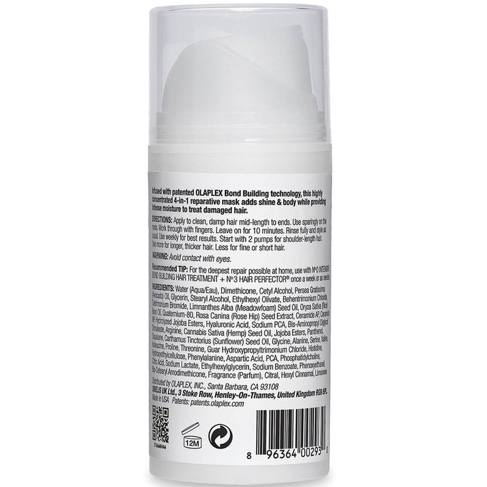 Bond Intense Moisture Mask nº8