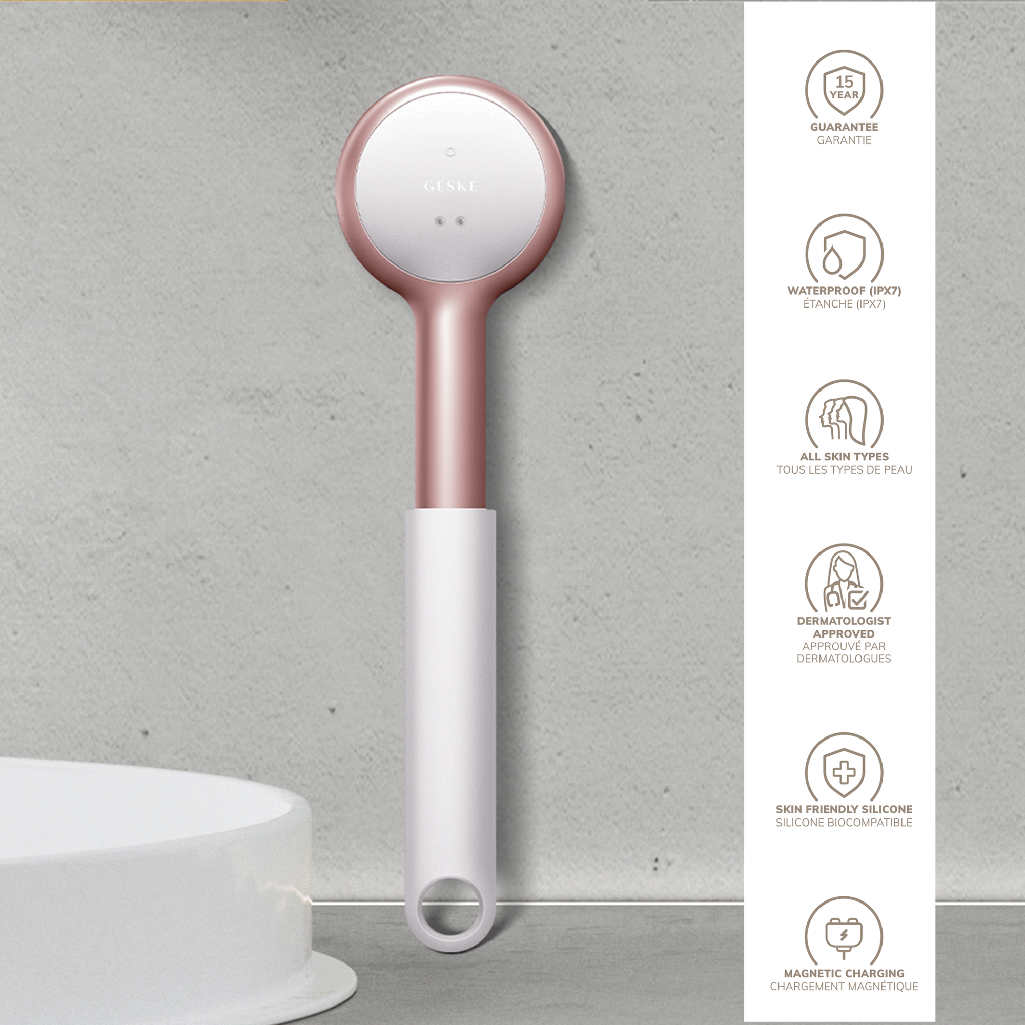 Escova Corpo Limpeza Sonic 9 em 1 Starlight