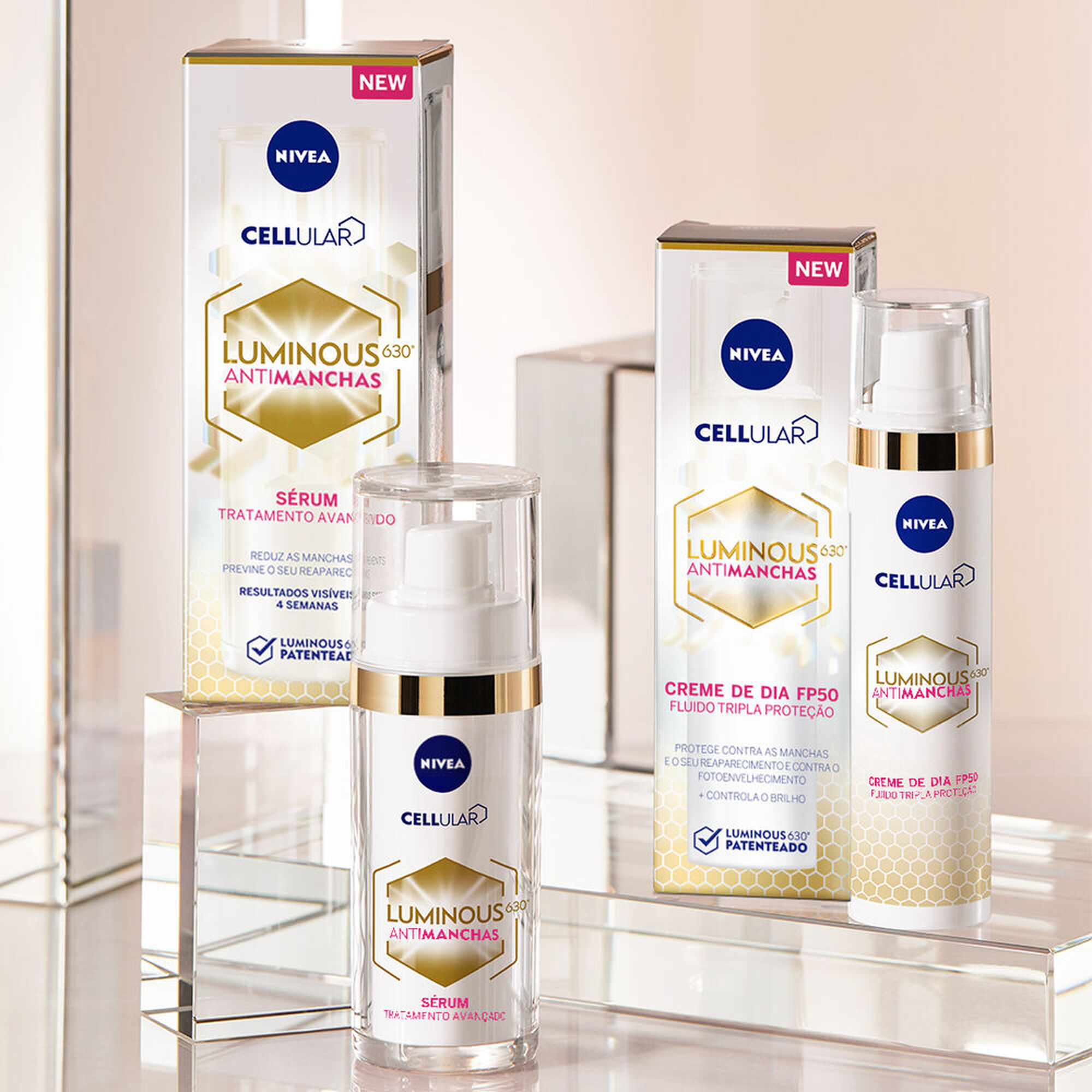 Protetor Solar Rosto Cellular Luminous FPS50