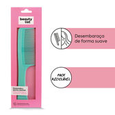 Pente de Cabelo Escarpidor Azul Wells Image 3