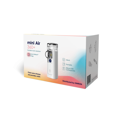 Mini Air 360+ Portable Mesh Nebulizer Wells
