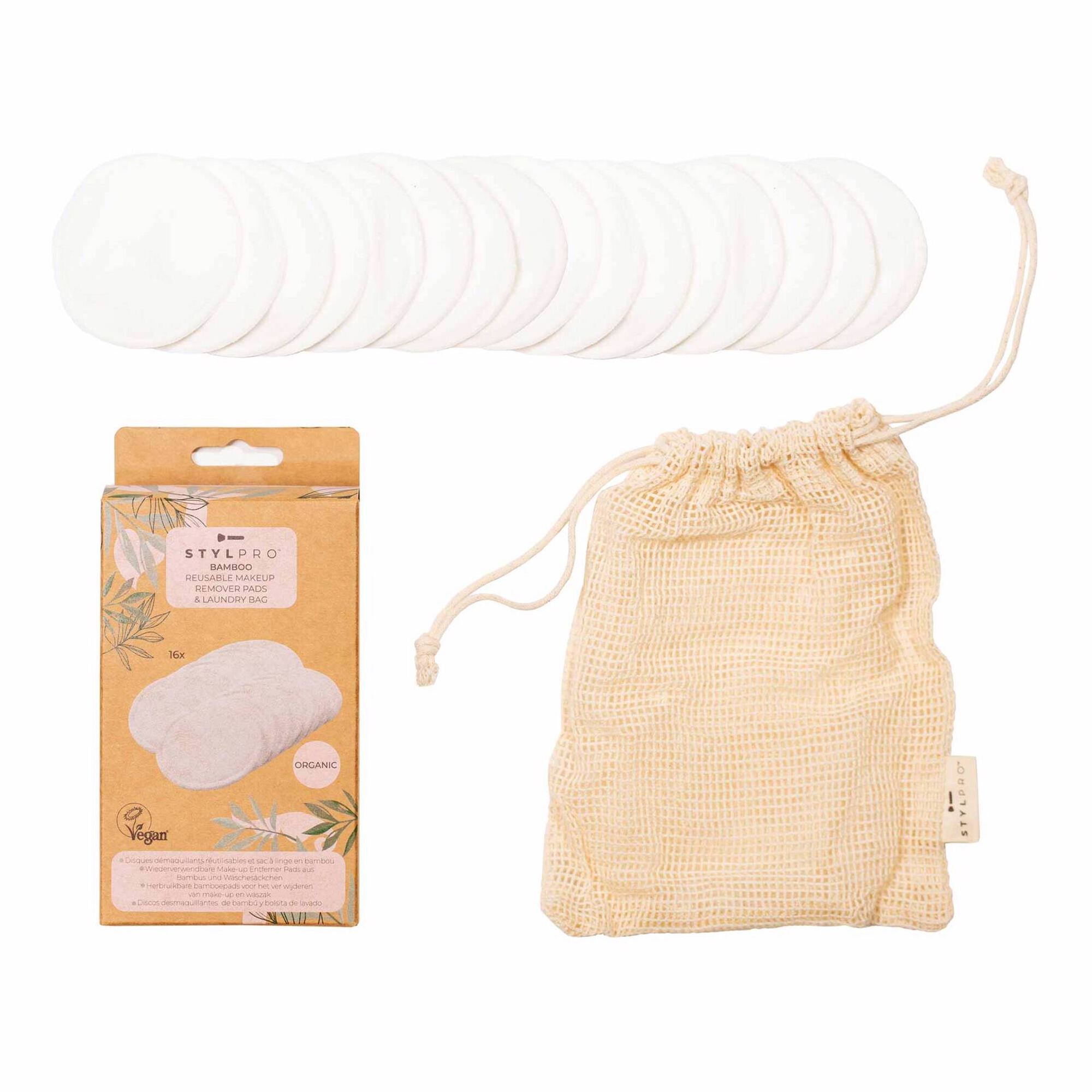 Discos Desmaquilhantes Reutilizáveis de Bambu