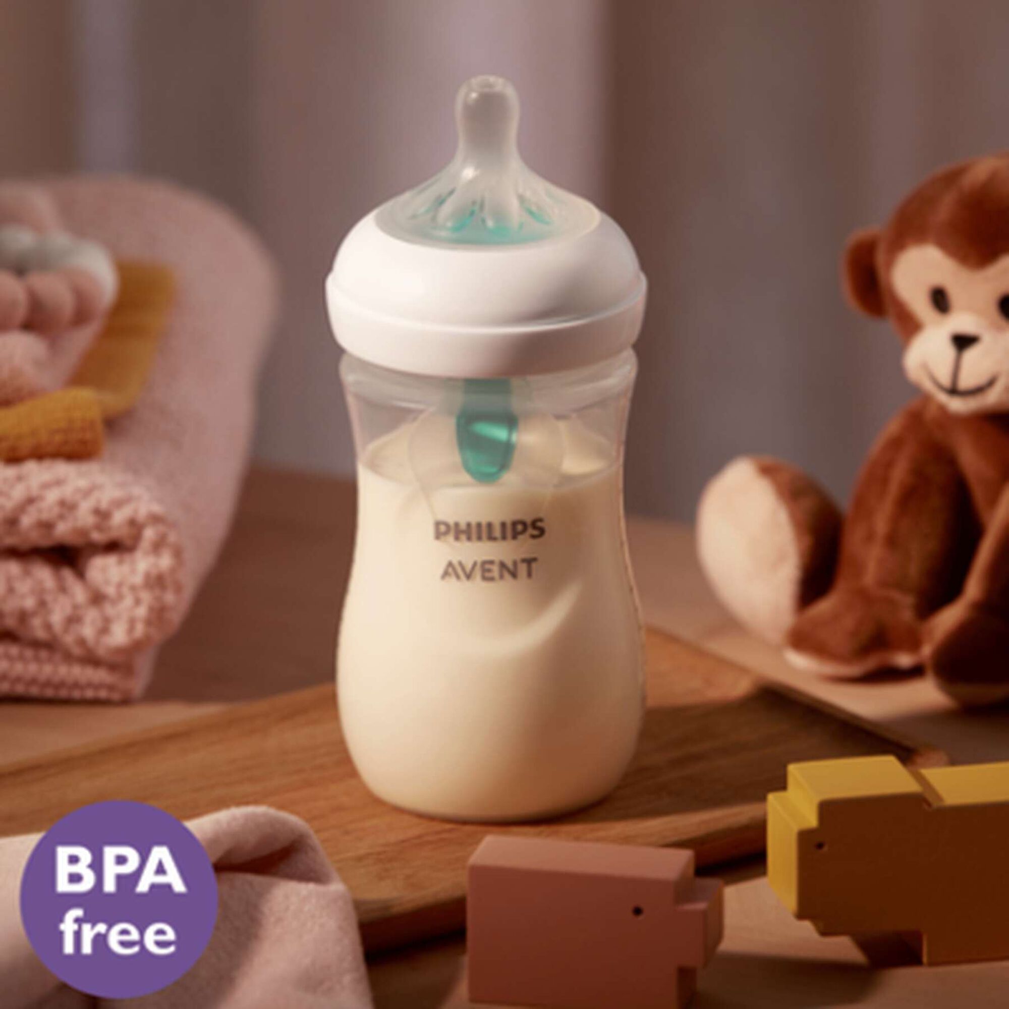 Biberão Natural Response com válvula Airfree