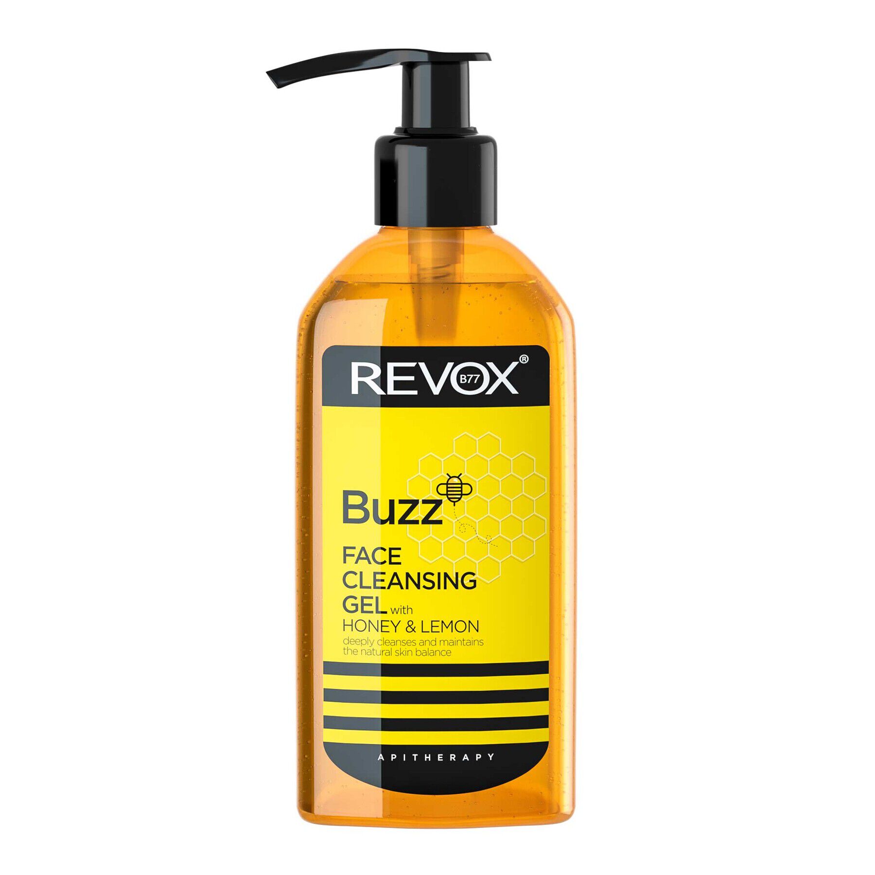 Gel de Limpeza Suave Com Mel e Limão Buzz Revox