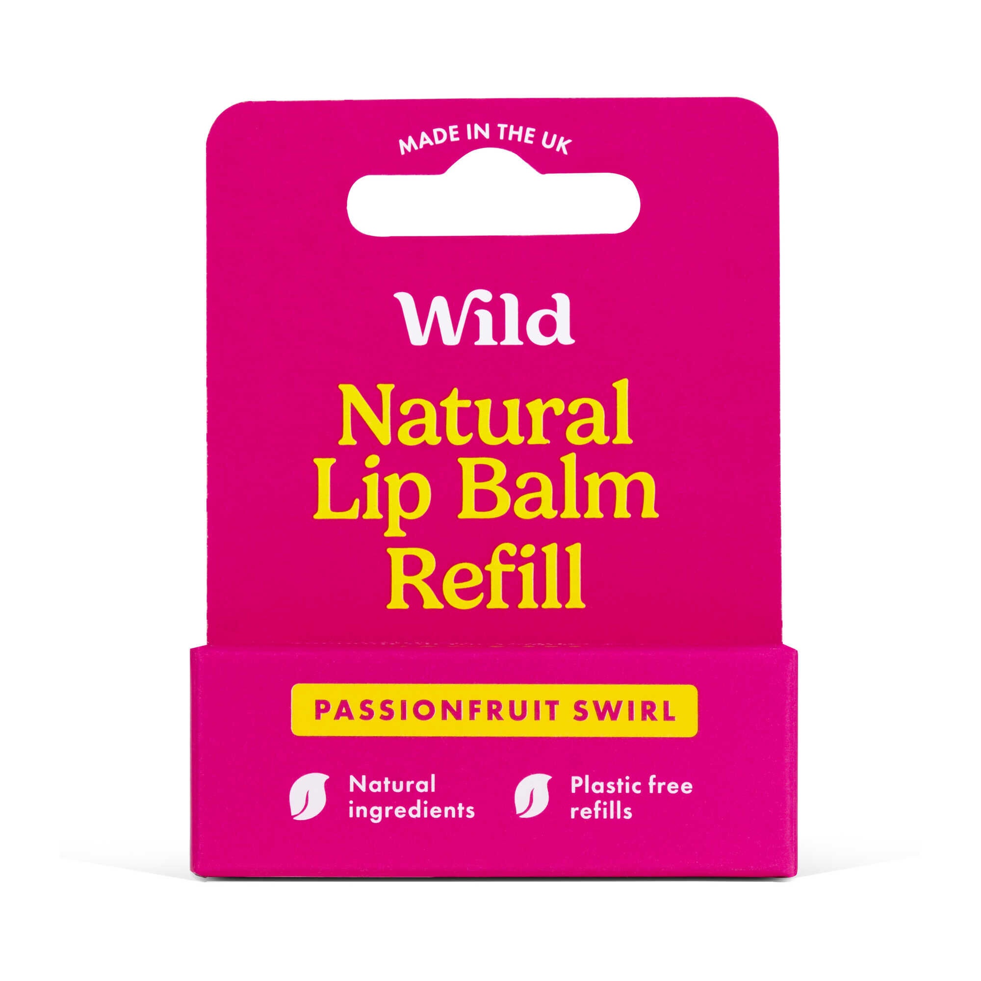 Natural Lip Balm Refill Passion Fruit Swirl
