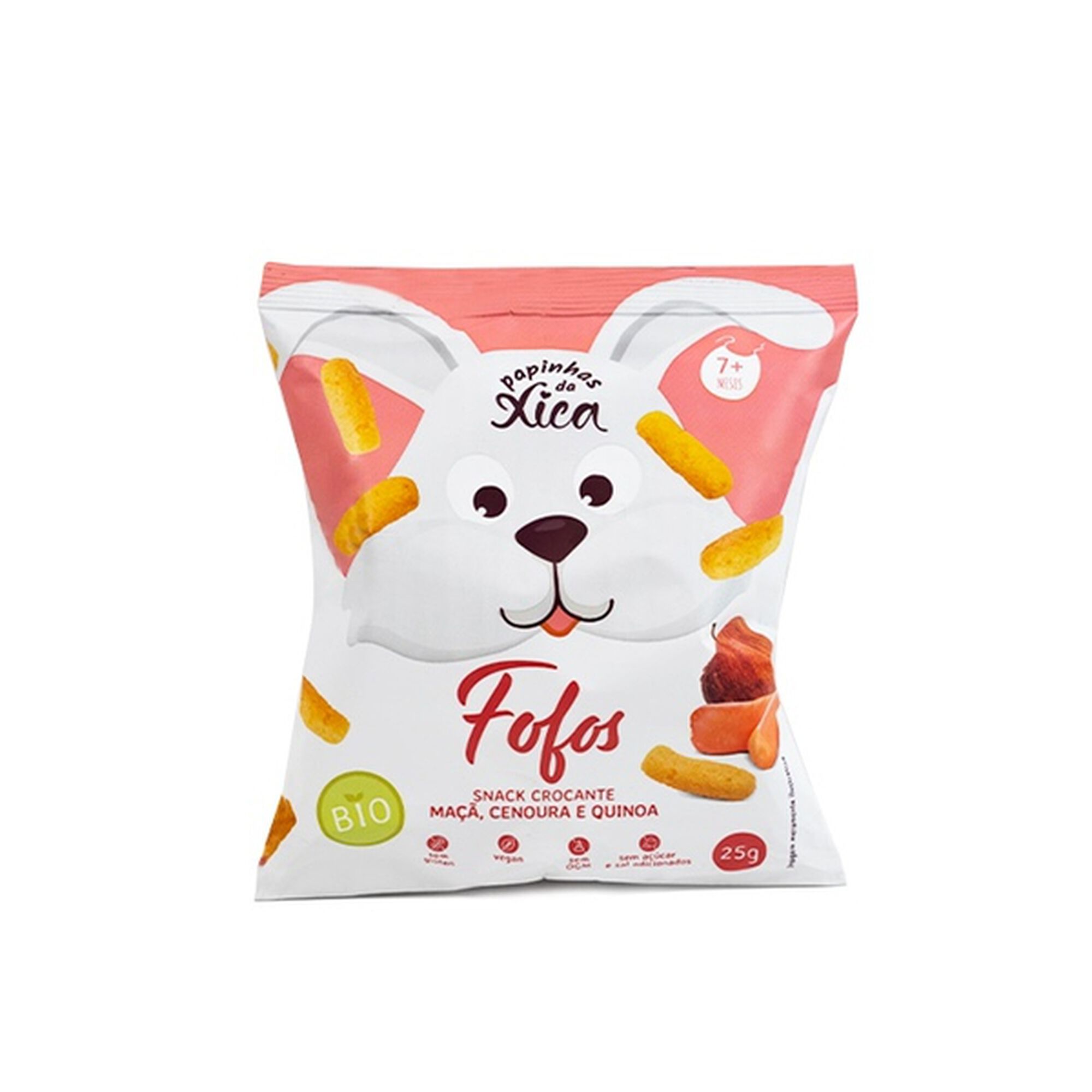 Snack Crocante Maçã Cenoura e Quinoa 7M+ Bio