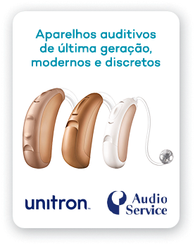 Apareljos auditivos de última geração, modernos e discretos