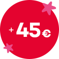 Presentes acima de 45€