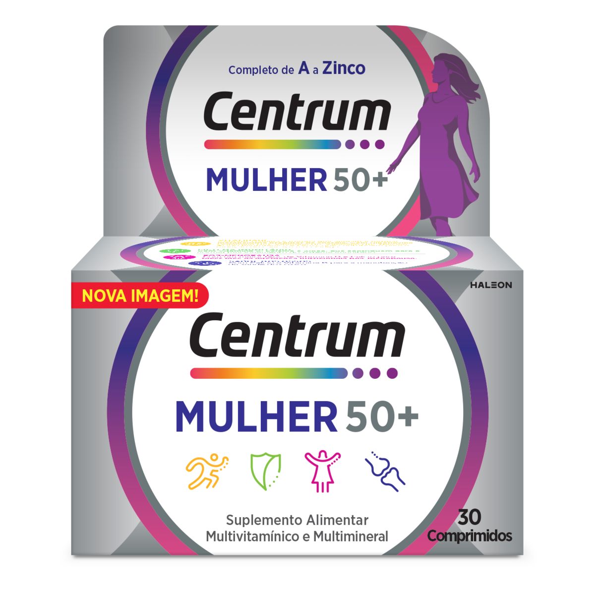 Suplemento Multivitamínico Centrum Mulher 50+ Centrum | Wells