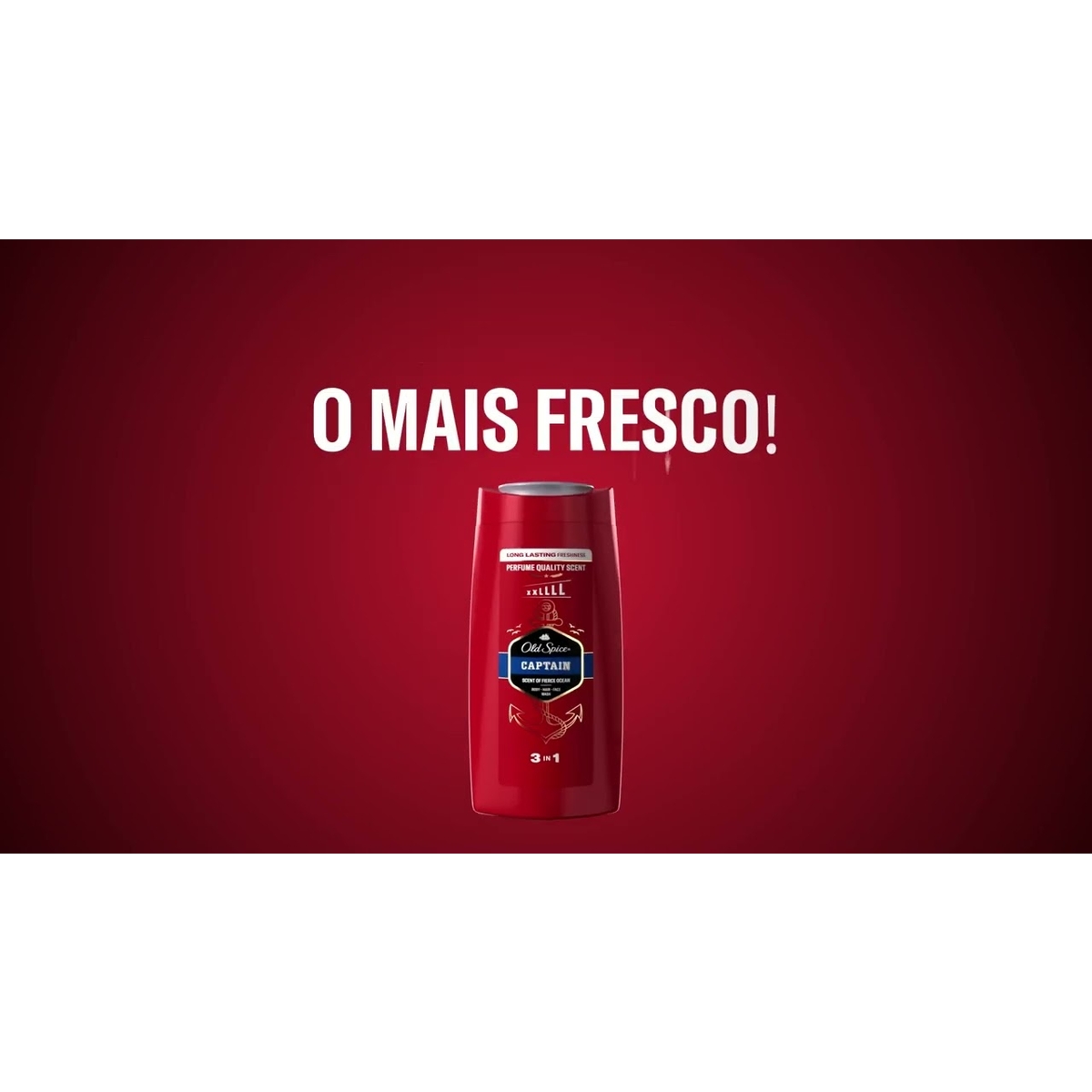 Gel de Duche Captain 3 em 1