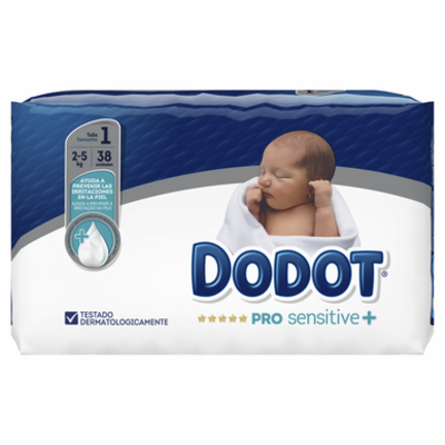 Fraldas DODOT Kit Sensitive Recém-nascido (54 Unidades)