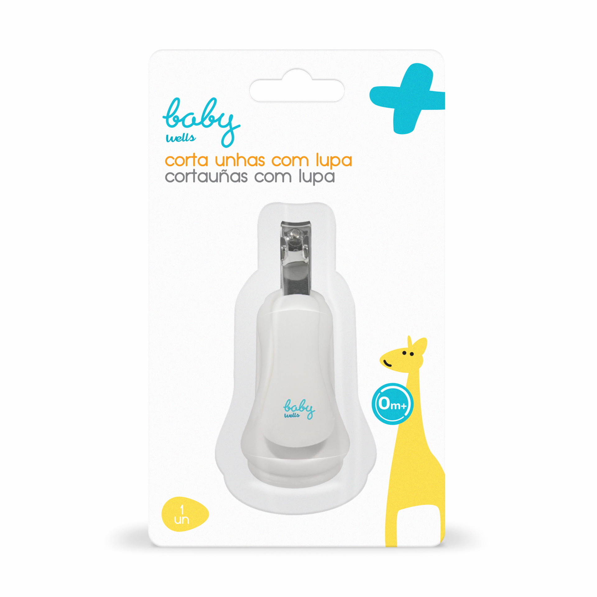 Corta Unhas com Lupa 0M+ Baby Wells | Wells