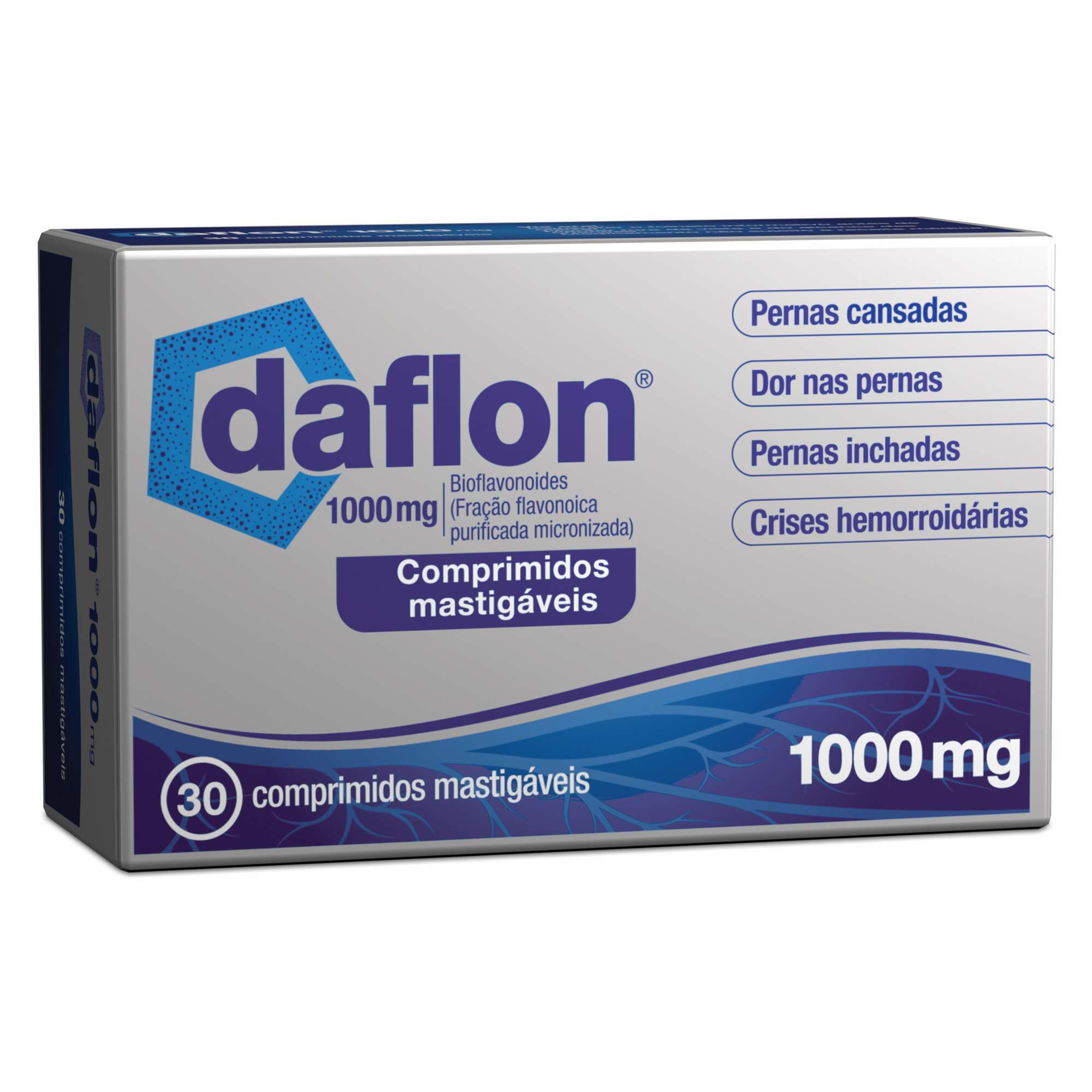 Daflon 500 mg x 60 comp rev - Pernas Cansadas e Pesadas - Opus Care