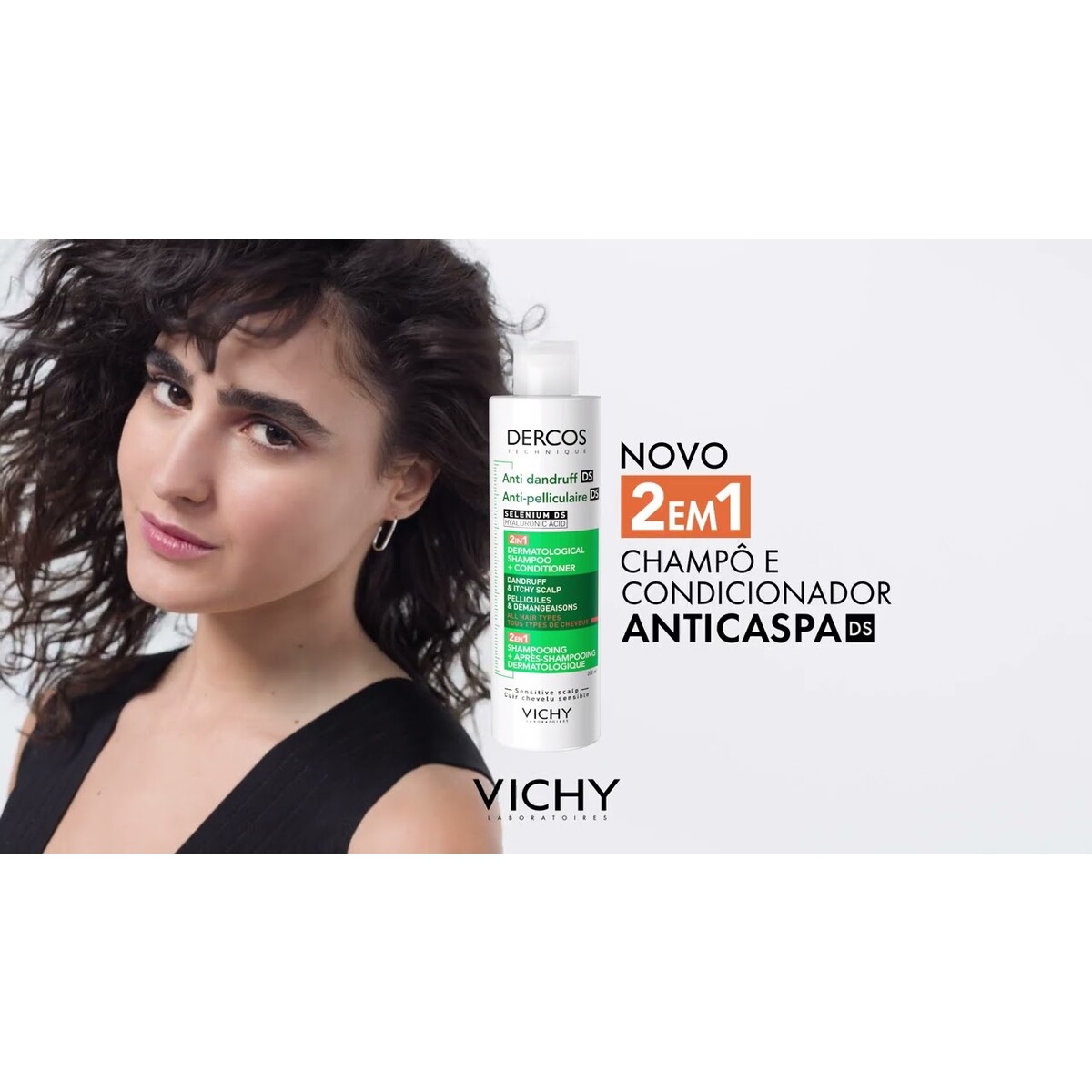 Champô e Condicionador Anticaspa DS 2 em 1