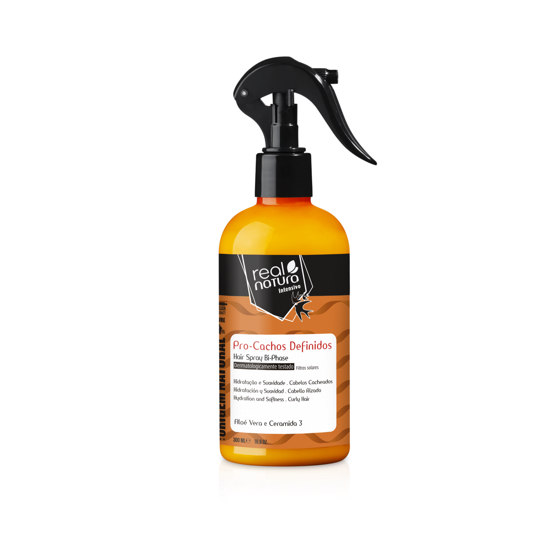 REAL NATURA Lockengelatine Pro-Cachos – 500 Ml, Für Definierte Locken – Sulfat- & Silikonfrei