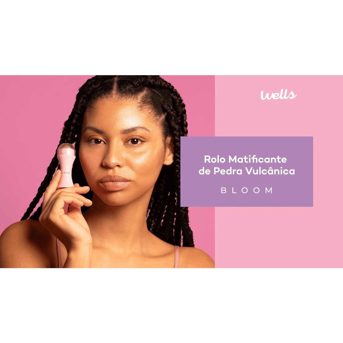 Rolo Matificante de Pedra Vulcanica