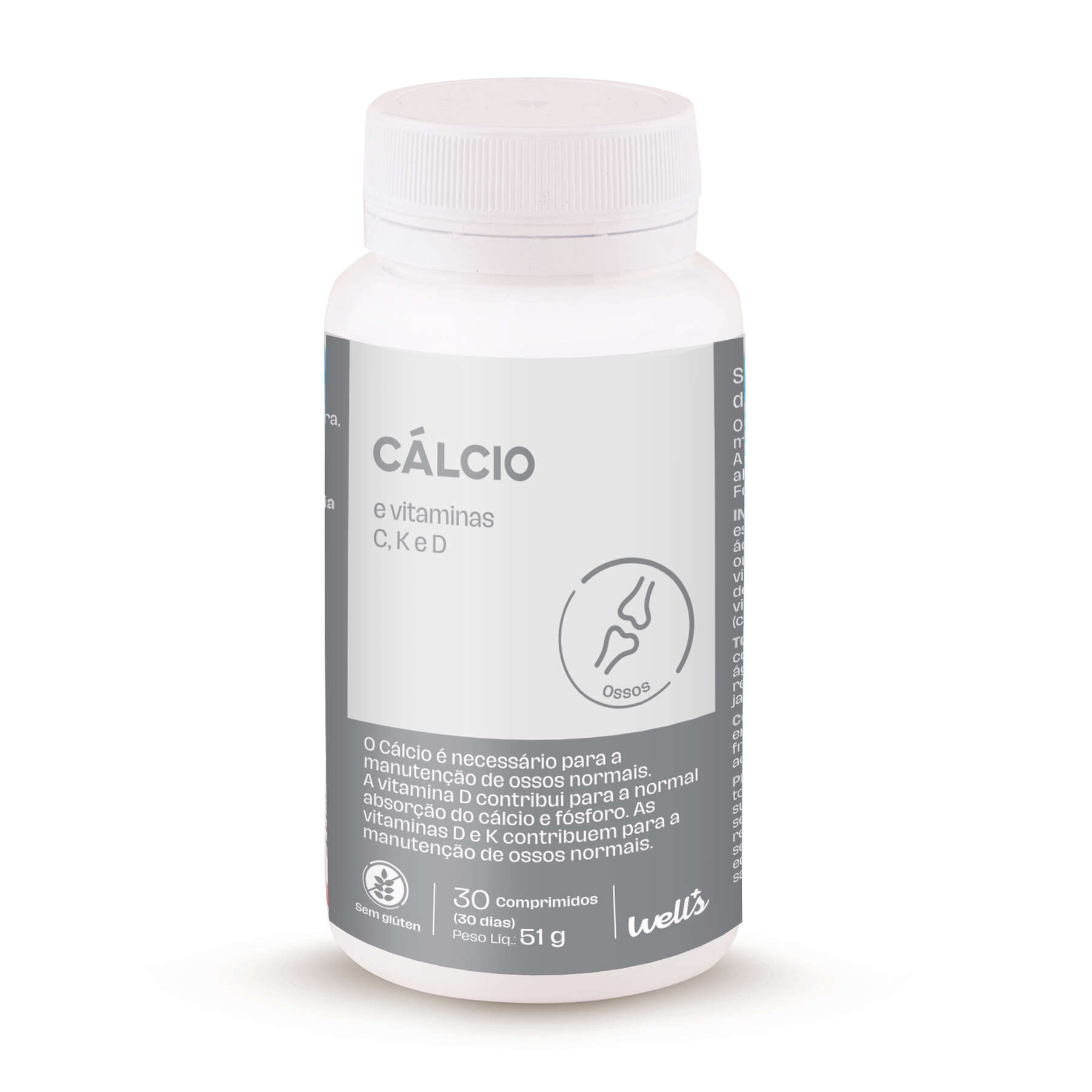 Suplemento Multivitamínico de Cálcio Wells | Wells